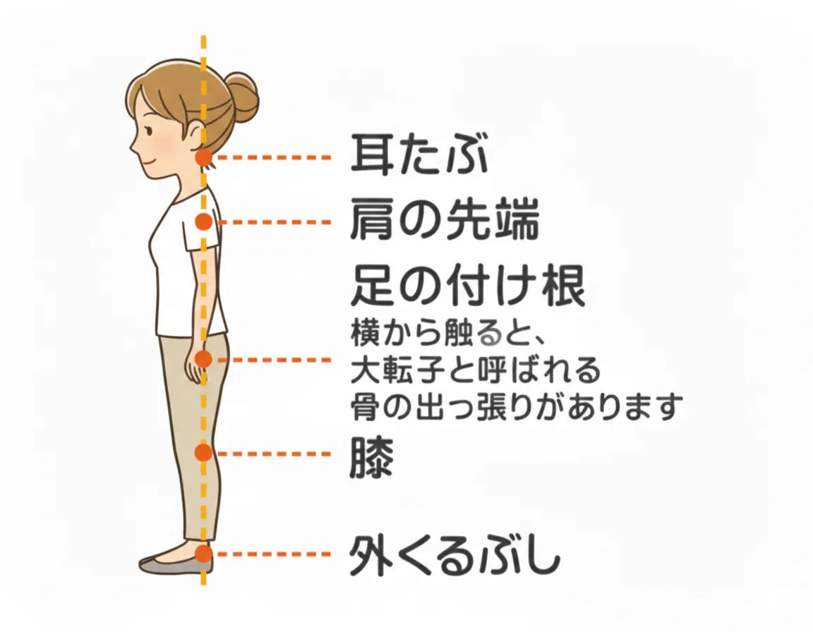 耳たぶ・肩・くるぶしを一直線にするだけ？｜「良い姿勢」の誤解と真実