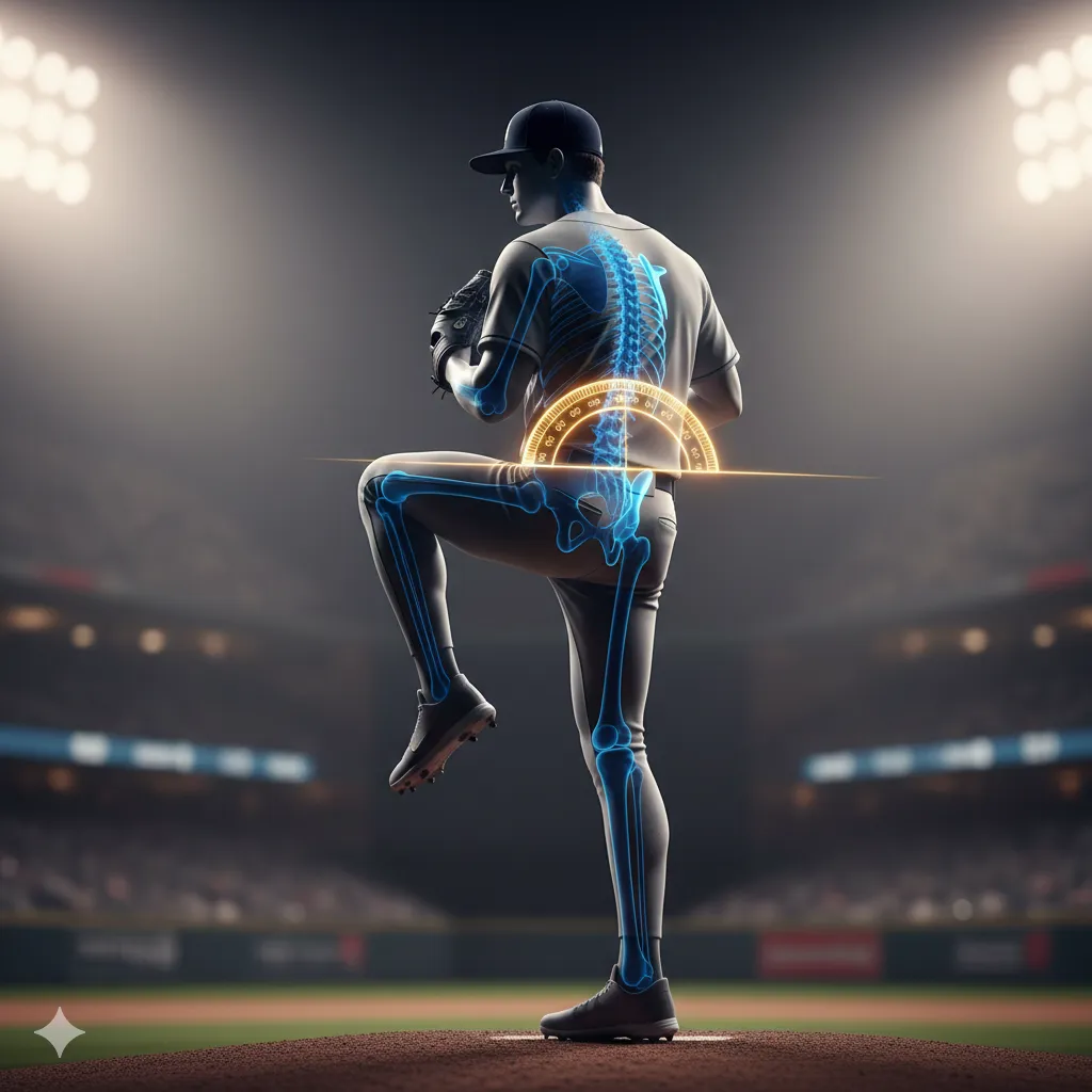 【野球】理想の回旋を生む「腰仙角」の秘密｜骨盤の前傾・後傾よりも大切な上達の指標