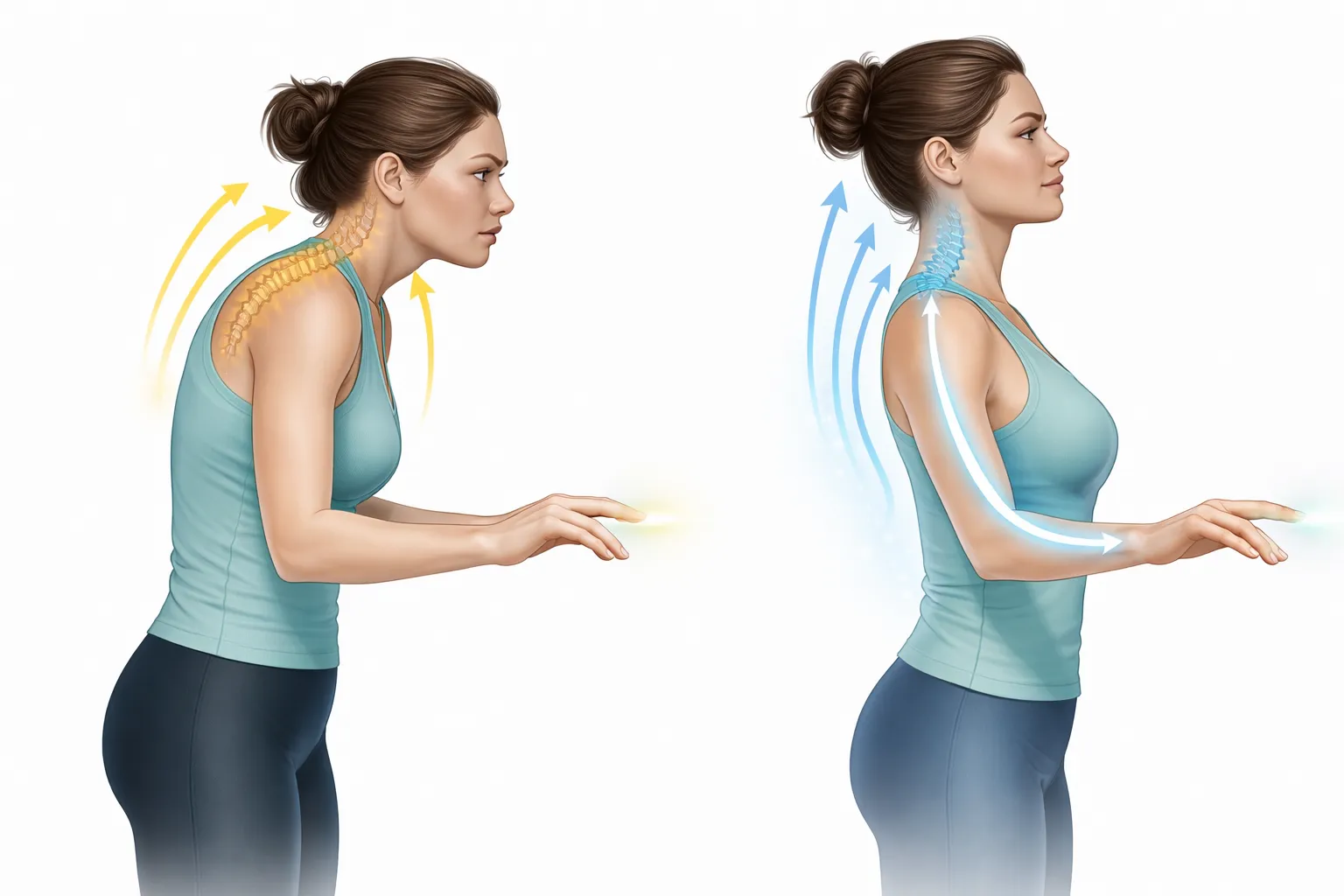 肩が上がる癖を無意識から改善！「指先ビーム」で動かせる体を作る身体操作の秘密